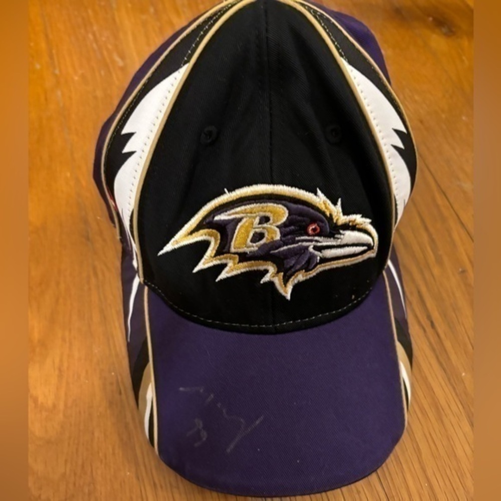 Baltimore Ravens Memorabilia Michael McCrary #99 Autographed baseball hat